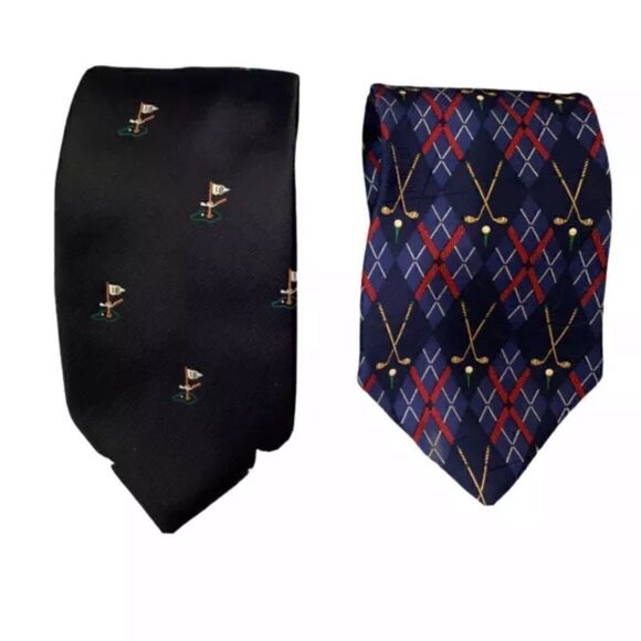 Tommy Hilfiger Other - ‎Tommy Hilfiger, Alynn, EUC Two Golf themed ties